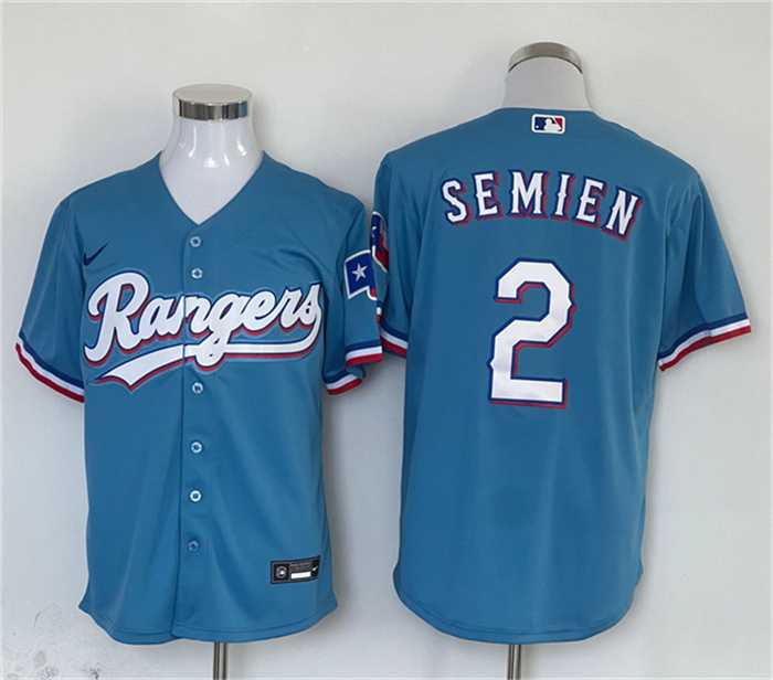 Men's Texas Rangers #2 Marcus Semien Blue With Patch Cool Base Stitched Baseball Jersey,We sell and wholesale Men's Texas Rangers #2 Marcus Semien Blue With Patch Cool Base Stitched Baseball Jersey on line form chian!